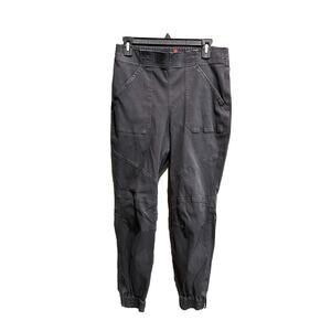 Spanx‎ Dark Gray Jean Style Women's Stretch Twill Jogger Pants Size Large